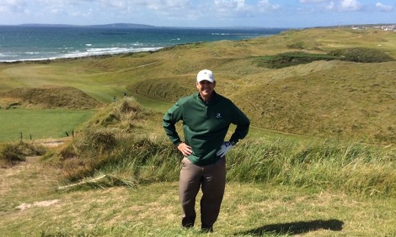Coach Gleason on Course